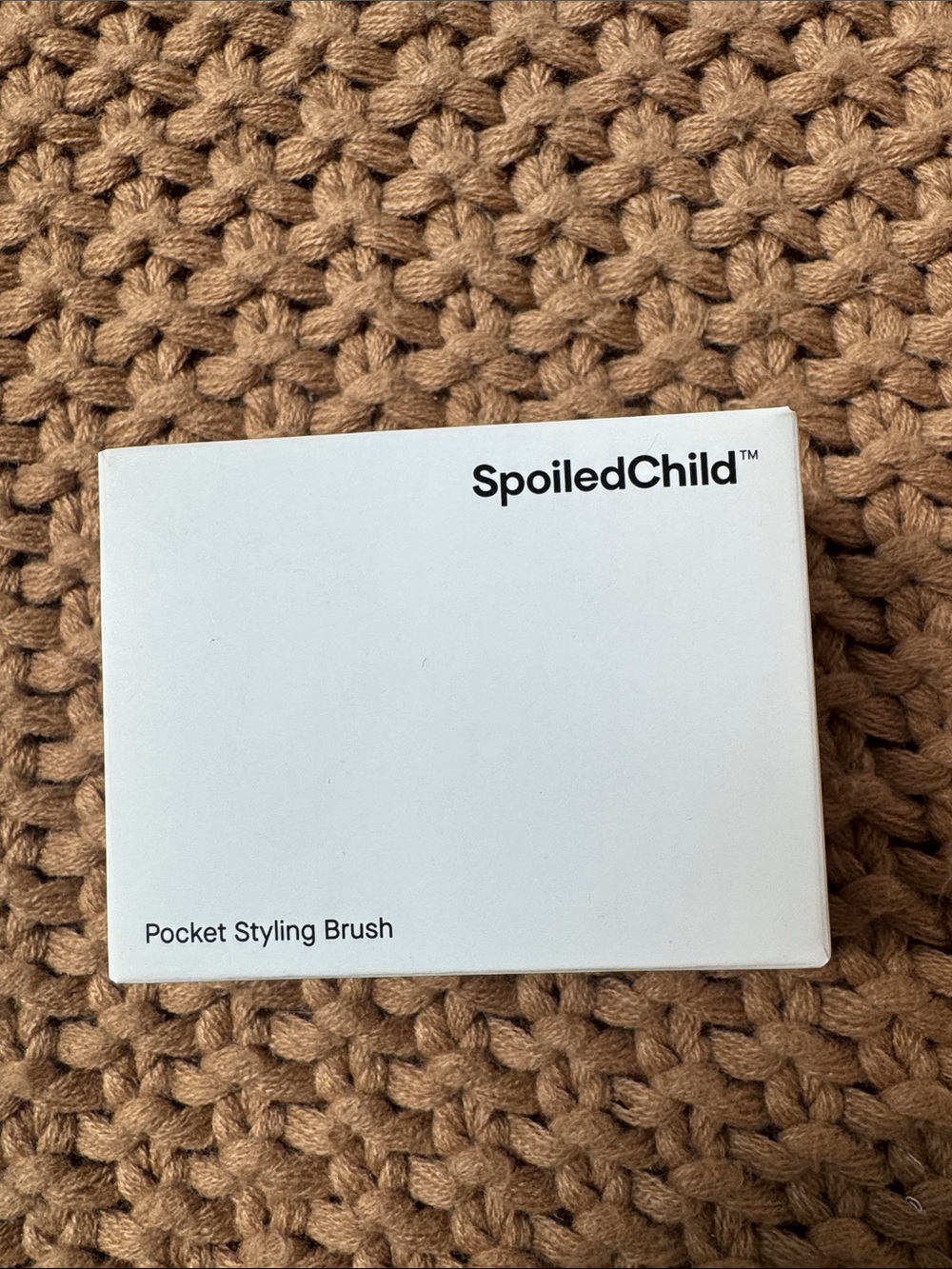 NEW SpoiledChild Pocket Styling Hair Brush Scalp Massage Travel Portable - White - Picture 5 of 7